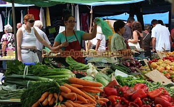 The Wednesday day market at Guardamar del Segura